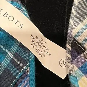 Talbots | Accessories | Talbots Blue Plaid Belt Size Medium  display picture 1